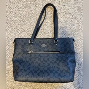 Used Coach Zip Top Tote